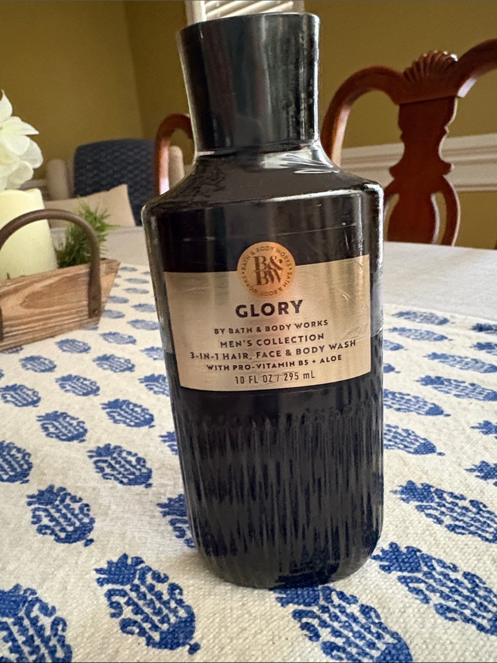Bath & Body Works GLORY Men's 3-in-1 Hair, Face & Body Wash - Black